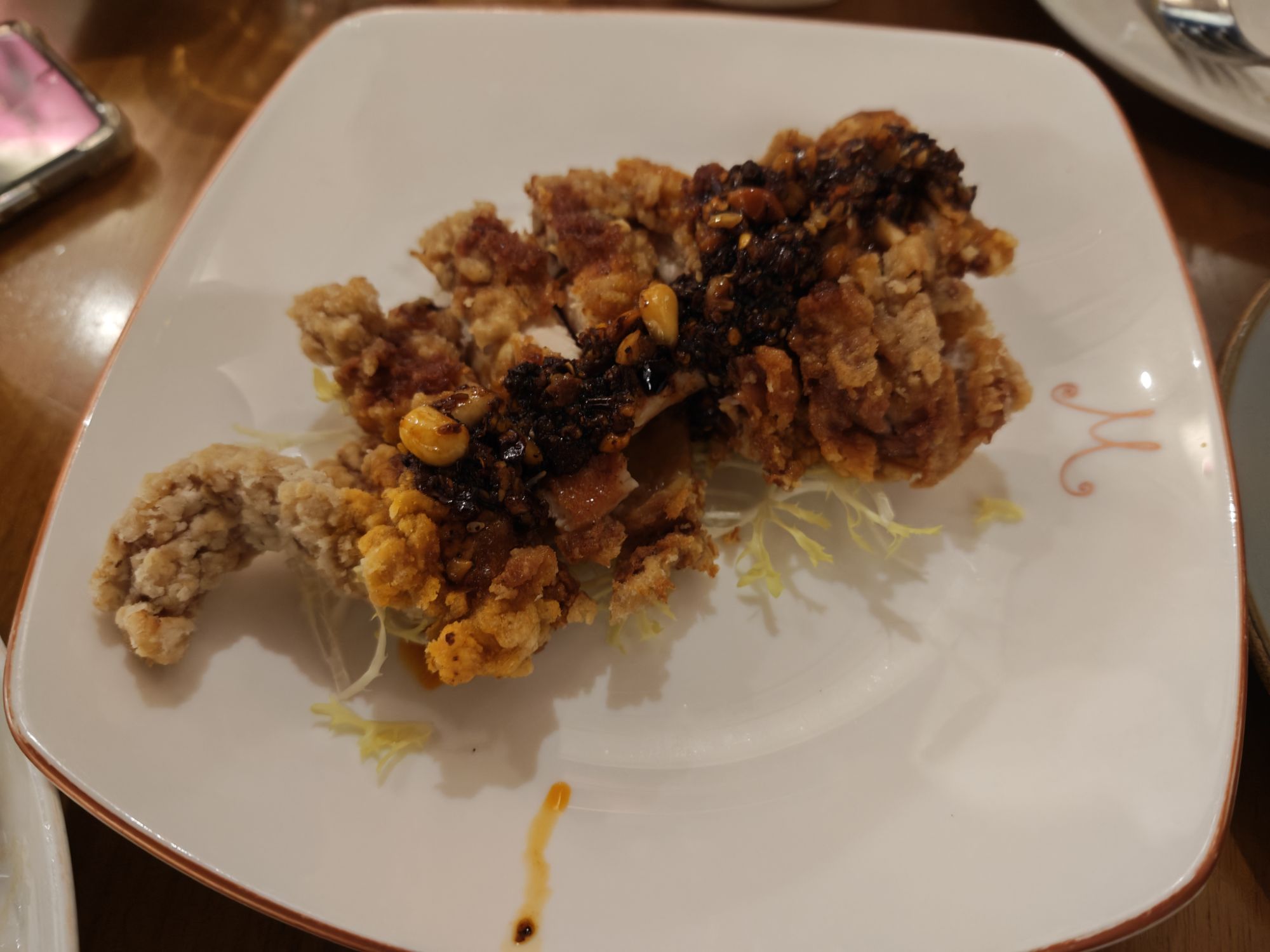 脆皮炸无骨鸡腿肉佐川味口水酱 ⭐⭐⭐